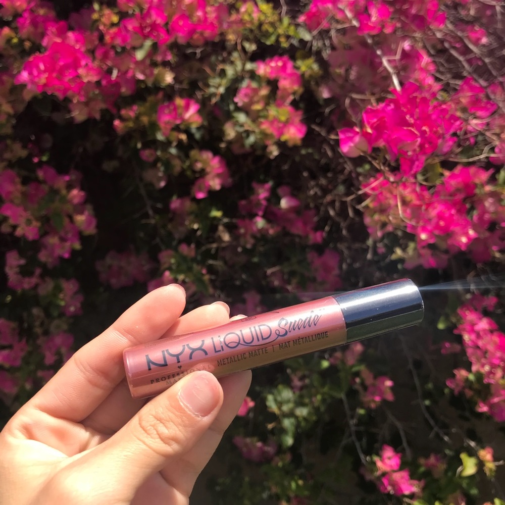 NYX metallic suede liquid lipstick